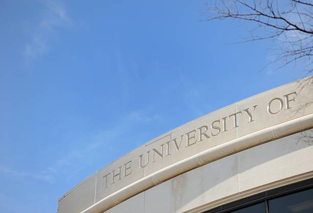 istock The university of sign on building with copy space 469634726