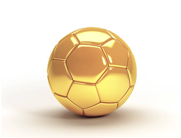istock Gold soccer ball trophy 469641806