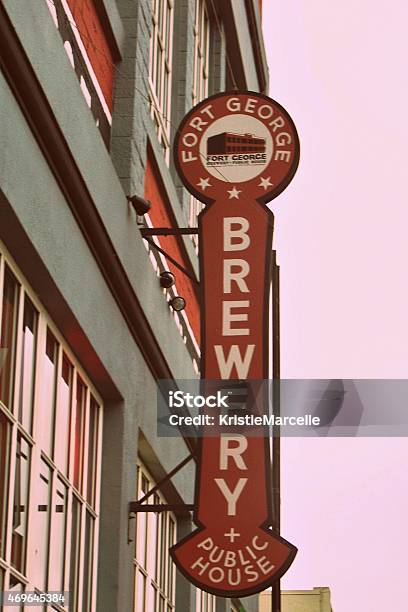 Fort George Brewery Stock Photo - Download Image Now - Astoria - Oregon, Oregon - US State, 2015