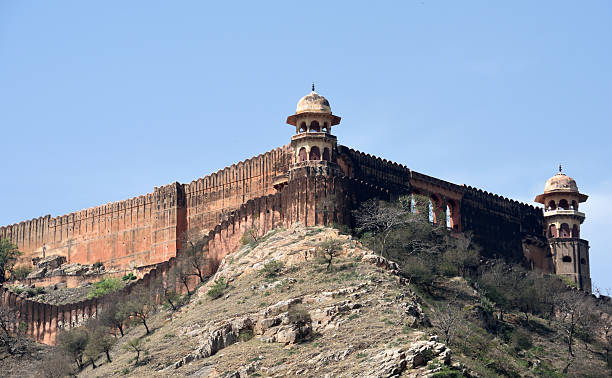 Jaigarh Fort Amber Fort Amer Palace India stock photo