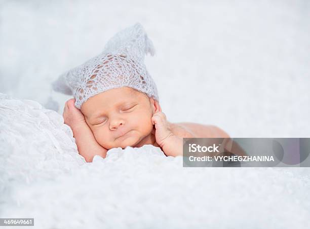 Newborn Baby Boy Stock Photo - Download Image Now - Baby - Human Age, Baby Boys, Blue