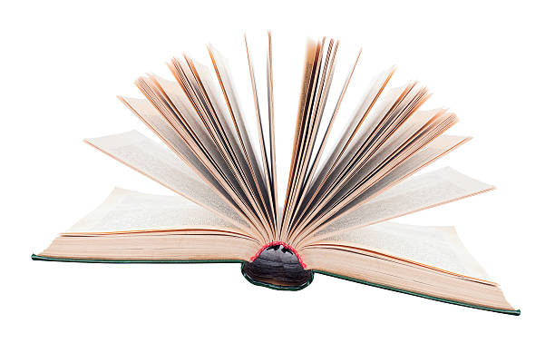 istock Open book in hardcover. Resembles a flying bird 469649709