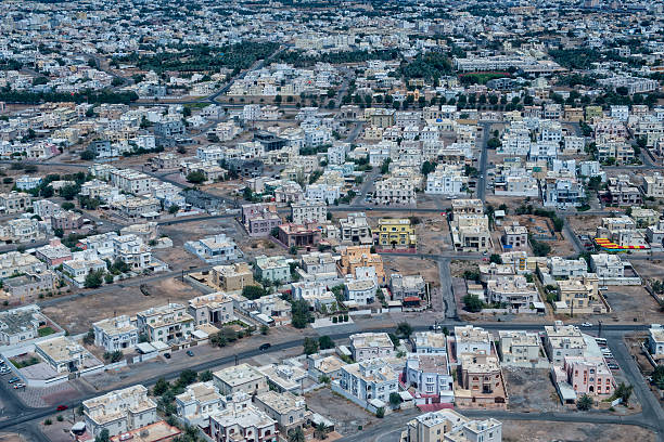 istock muscat arabic town aerial view landcape 469652062