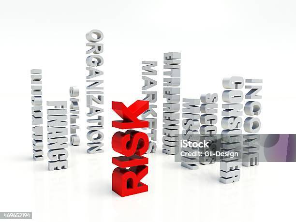 Word Risk Stock Photo - Download Image Now - 2015, Business, Business Strategy