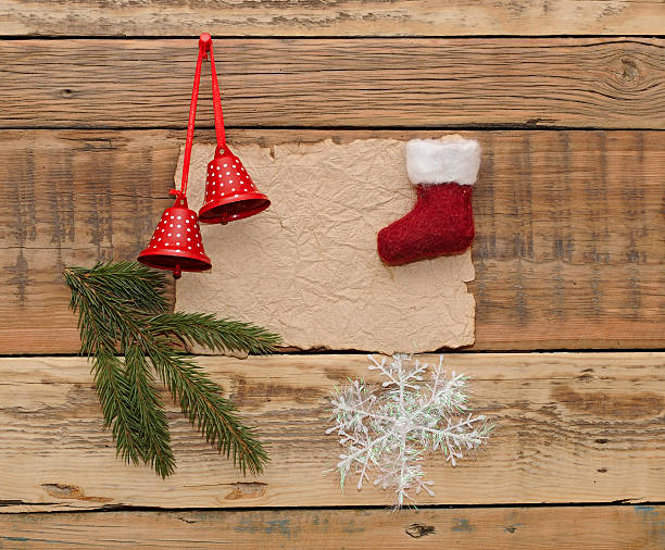 istock Christmas decoration on the wooden wall 469652833