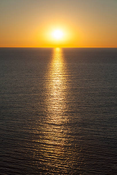 istock Majestic, perfect warm sunset over mediterranean sea. 469657763