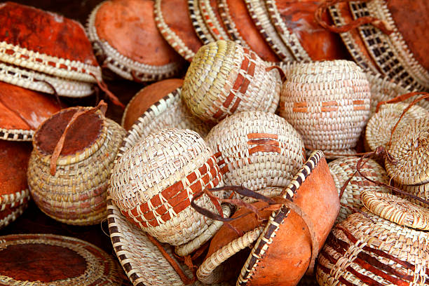 istock Handmade baskets on the market in Oman 469658098