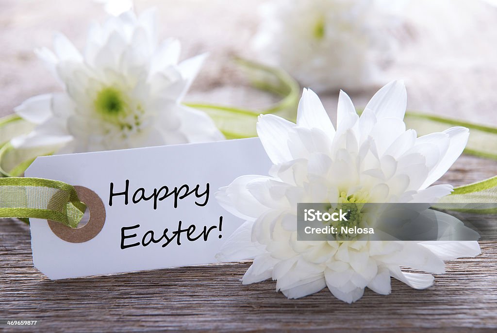 Label mit Frohe Ostern - Lizenzfrei April Stock-Foto