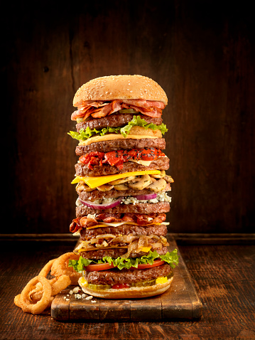 What's your Favourite Burger Toppings? Bacon, Cheese, Mushrooms,Lettuce, Tomato, Onions, Roasted Peppers, Blue Cheese, Maybe Onion Rings with Spicy Mayo? -Photographed on Hasselblad H3D-39mb Camera