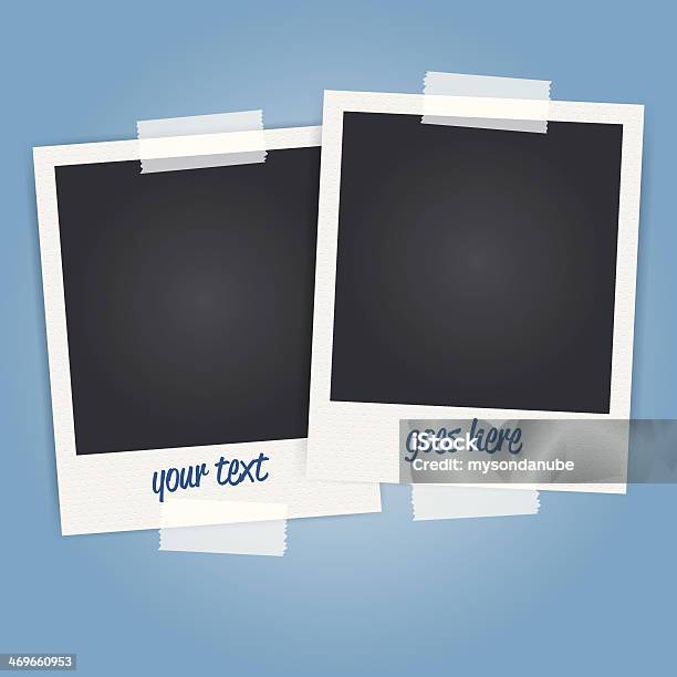 Vector Blank Polaroid Photo Frames Stock Illustration - Download Image Now - Instant Print Transfer, Instant Camera, Picture Frame