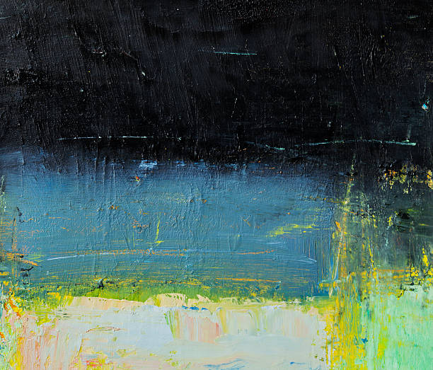 istock Abstract painted green and blue textured  art backgrounds. 469661362