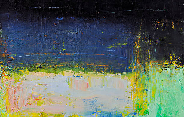 istock Abstract painted green and blue textured  art backgrounds. 469661364