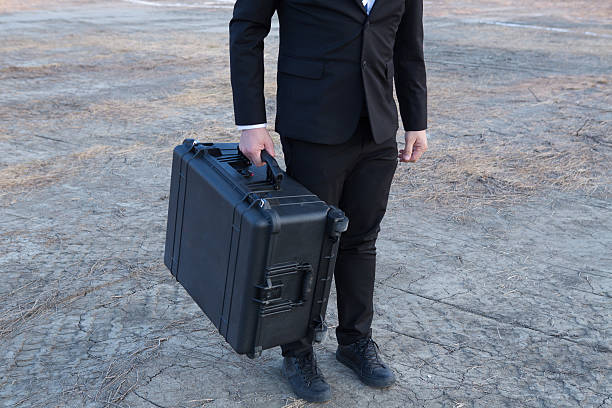 istock Big black luggage 469661583