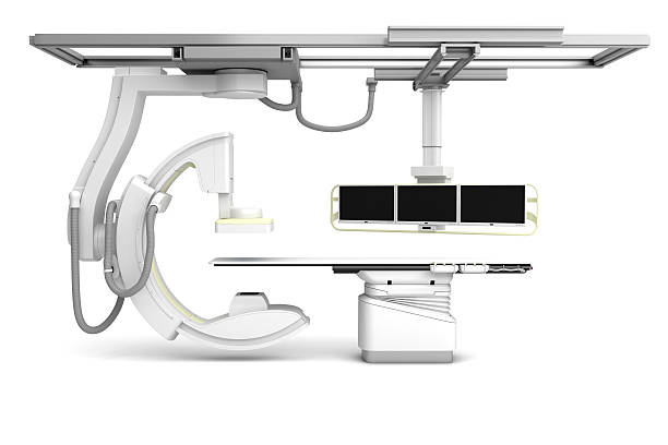 interventional x-ray system - angio stock-fotos und bilder