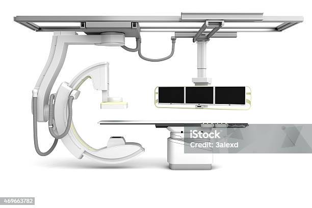 Interventional Xray System Stock Photo - Download Image Now - C-Arm Fluoroscope, Digitally Generated Image, Healthcare And Medicine