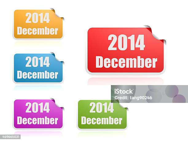 December Of 2014 Stock Photo - Download Image Now - 2014, Abstract, Almanac - Publication