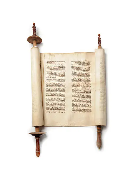 Roll of antique jewish authentic Torah