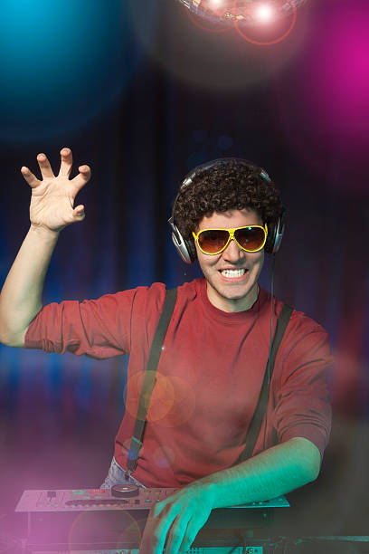 istock Playful disc jockey 469666361