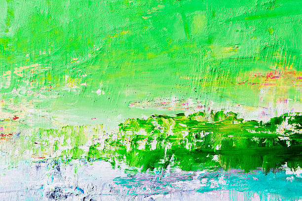 istock Abstract painted green textured  art backgrounds. 469666380