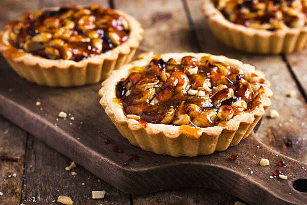 istock Tart with nuts and caramel 469666638