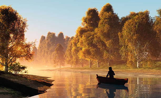istock The man in a boat 469666707