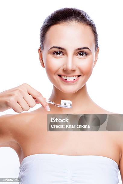 Healthy Teeth Stock Photo - Download Image Now - 2015, Adult, Beautiful People