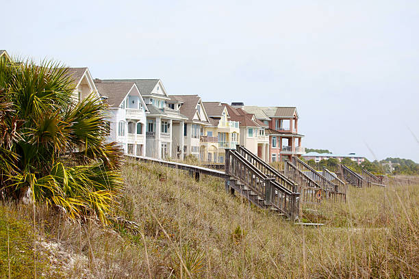 Beach Homes stock photo