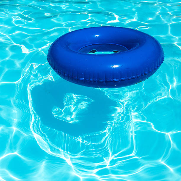 istock Blue Buoy On Water Pool 469672620