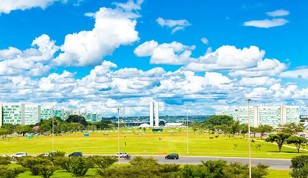 Aerial view of Brasilia, Brazil