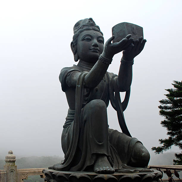 istock Buddhist Statue on Lantau island (Hong Kong). 469674565