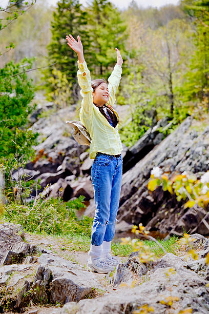 istock Girl raising hands in praise 469679986