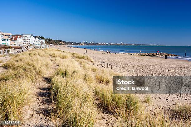 Sandbanks Beach Dorset Stock Photo - Download Image Now - Sandbar, Beach, Dorset - England