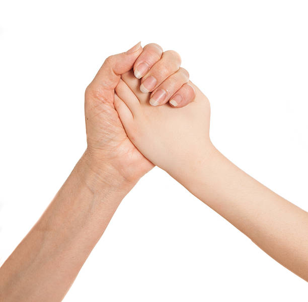 istock Adult's and child's hands holding together 469682244