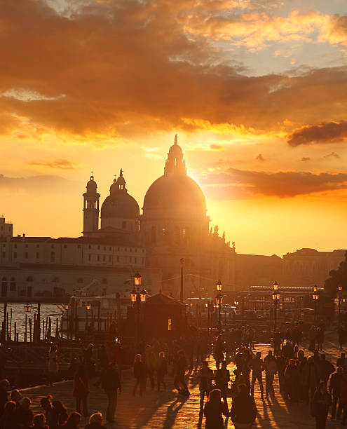 istock Venice with busy Grand Canal in the evening,  Italy 469684607