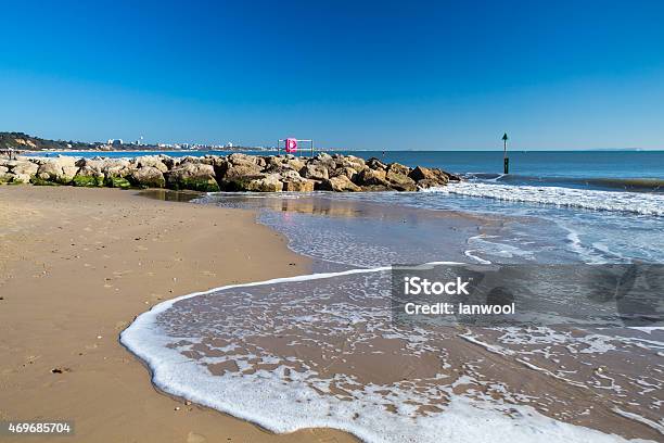 Sandbanks Beach Dorset Stock Photo - Download Image Now - 2015, Beach, Coastal Feature