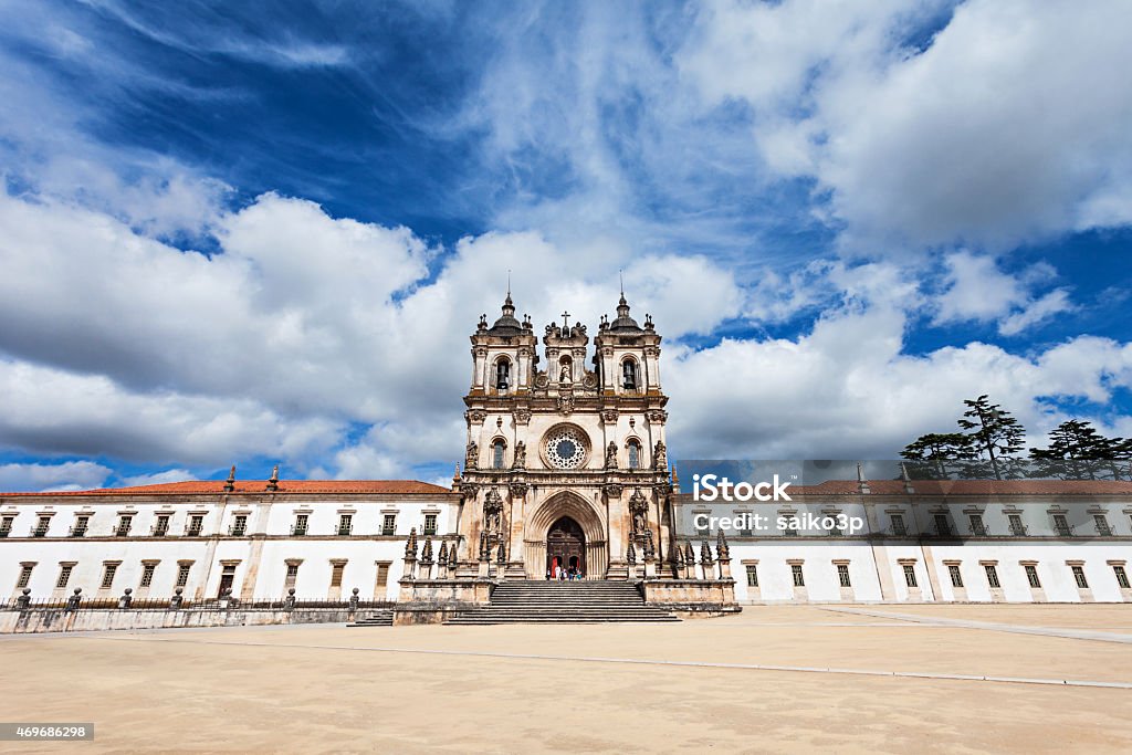 The Alcobaca Monastery The Alcobaca Monastery is a Mediaeval Roman Catholic Monastery in Alcobaca, Portugal 2015 Stock Photo