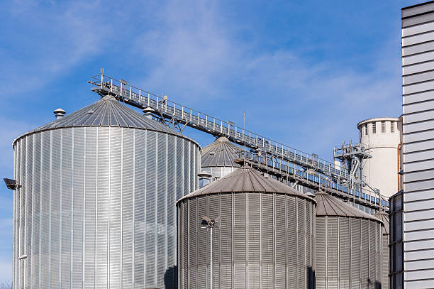 istock Storage facility cereals, and biogas production 469686742