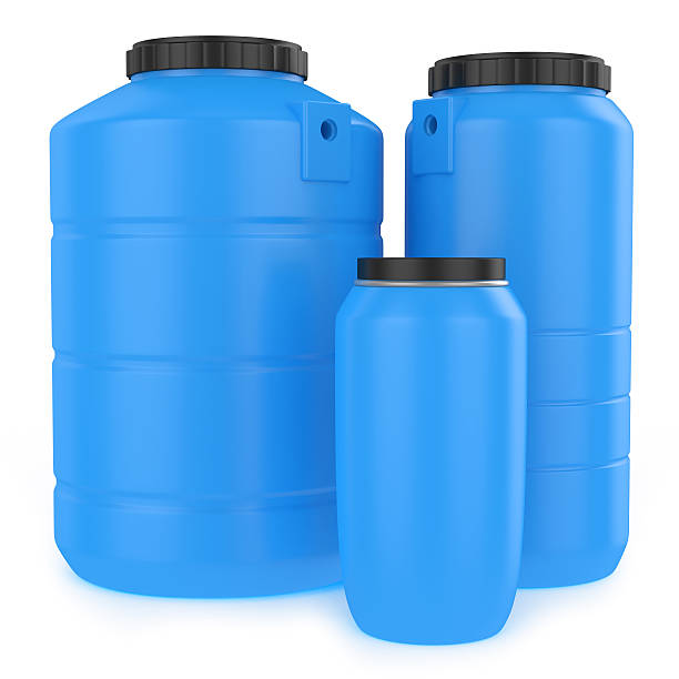 istock Group of plastic water tanks 469690973