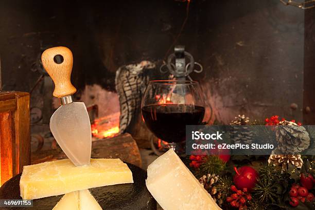 Итальянский Сыр И Вино — стоковые фотографии и другие картинки Рождество - Рождество, Сыр, Вино