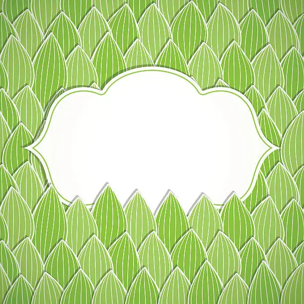 Vector illustration of Nature frame