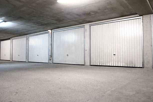 istock Individual garage lot underground 469694915