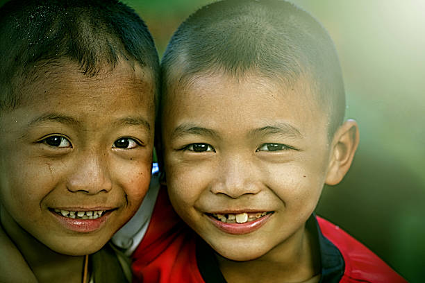 istock Two little friends hugging each other 469696003
