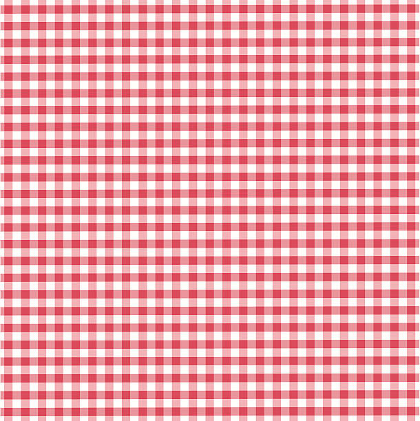 Tablecloth Seamless Pattern Gingham seamless pattern tablecloth illustrations stock illustrations