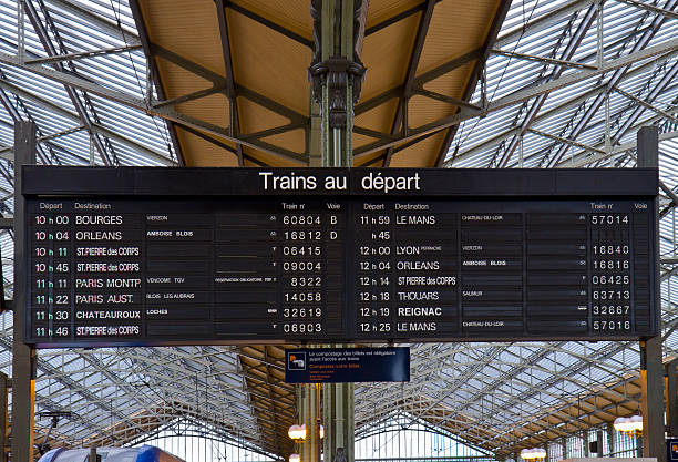 istock Board schedules of trains 469697733