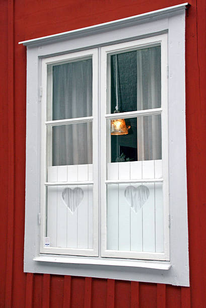 Swedish wooden window.