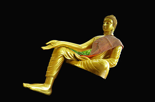 istock Gloden Buddha Statue in Thailand Temple 469703142