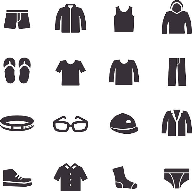 Clothes Icons - Acme Series View All: jacket stock illustrations