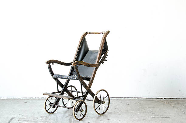 istock old vintage style stroller in vintage room 469712006