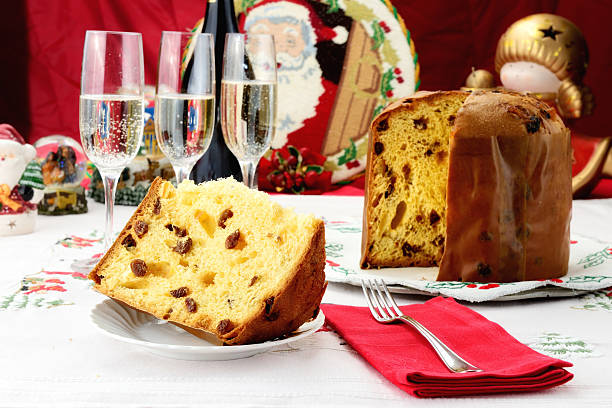 istock Italian panettone Christams cake 469716457