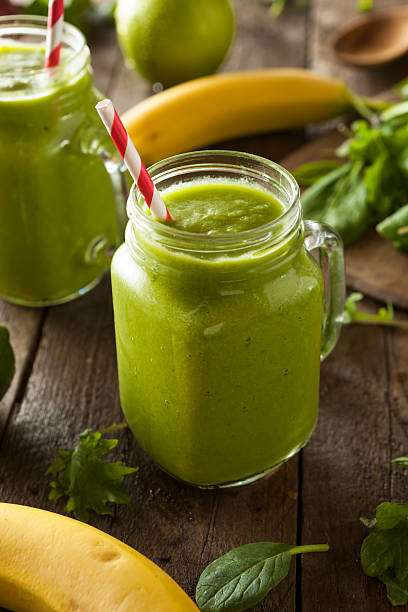 istock Healthy Organic Green Fruit Smoothie 469719348